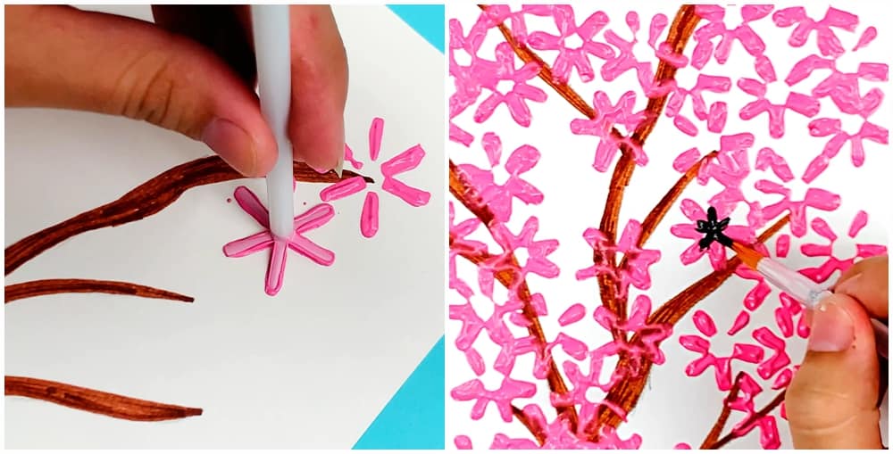 straw flower painting