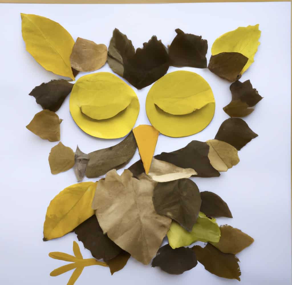 leaf owl craft