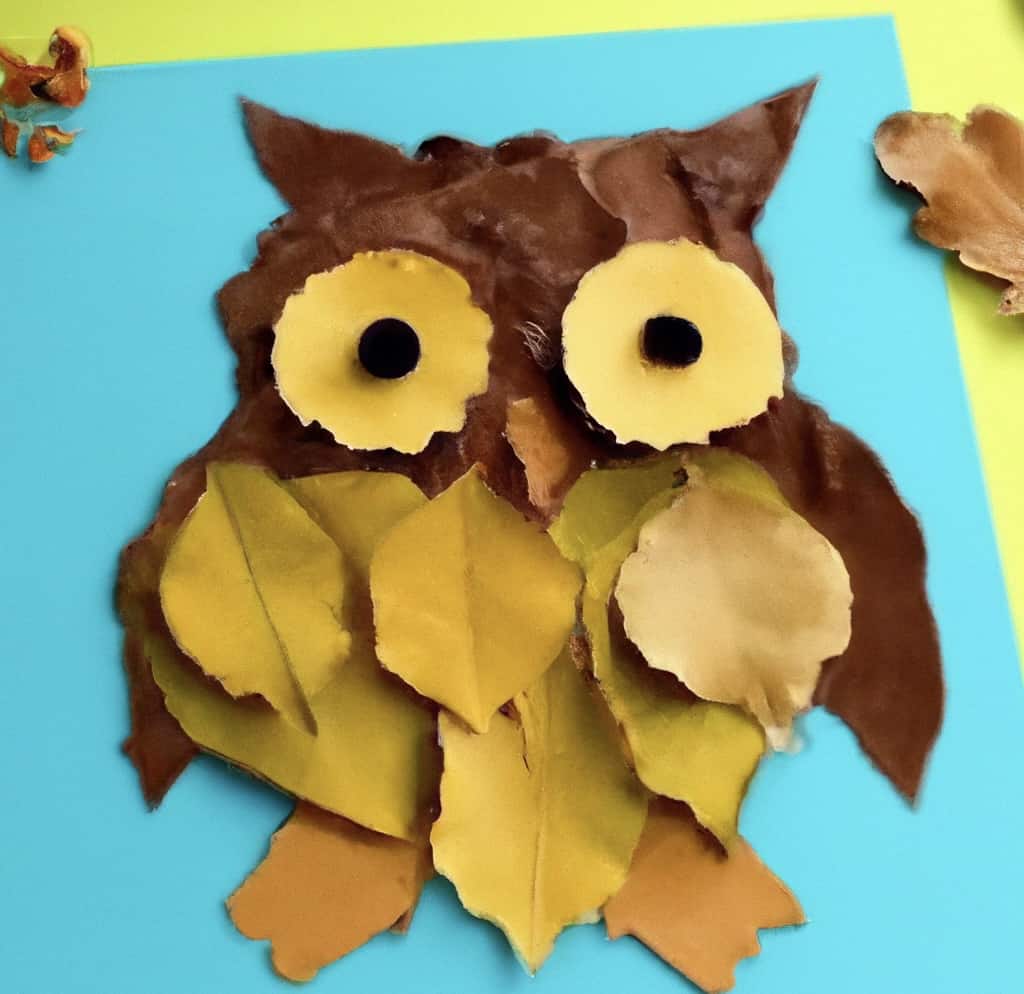leaf owl craft 
