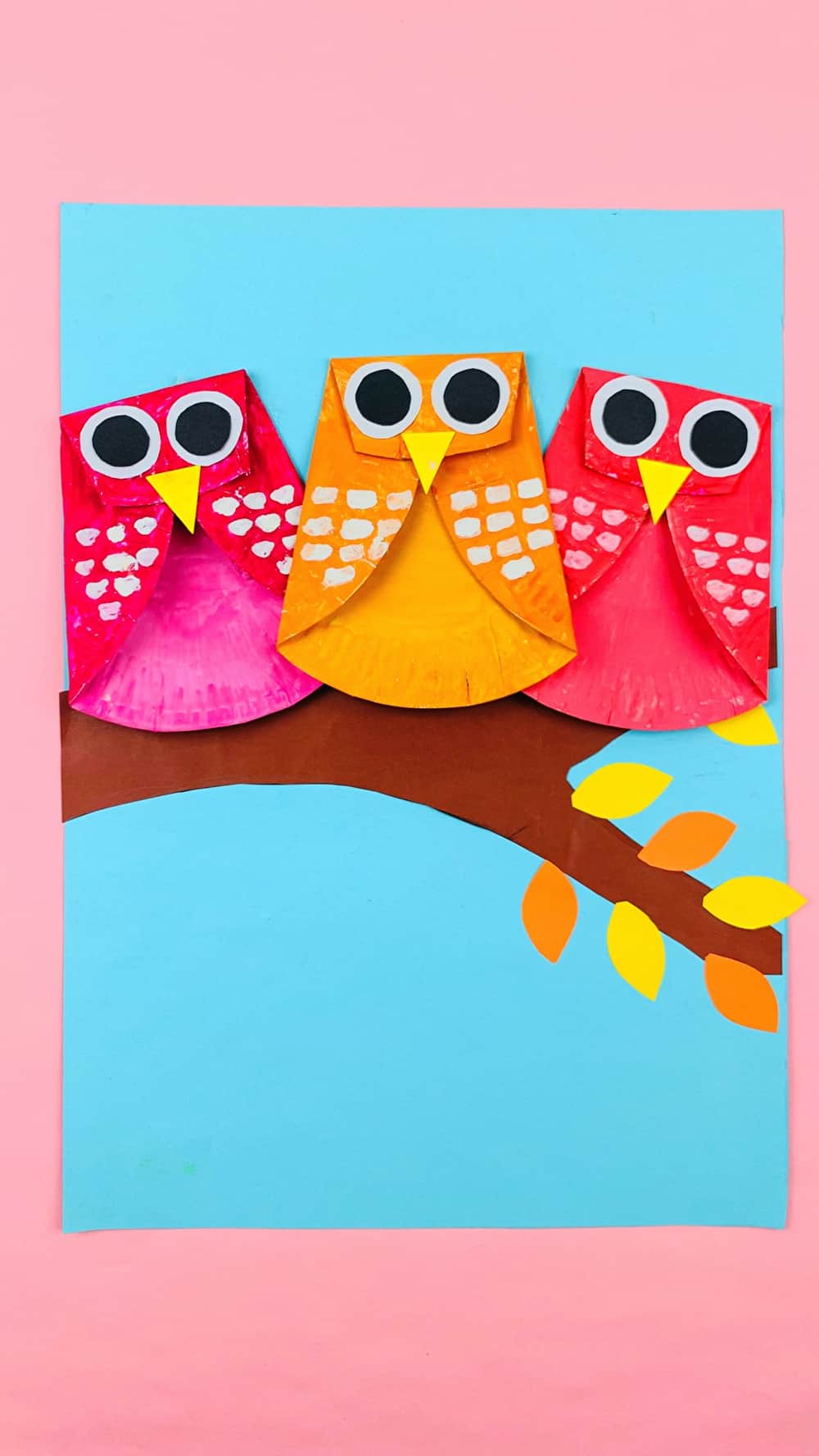 Paper Plate Owl Craft