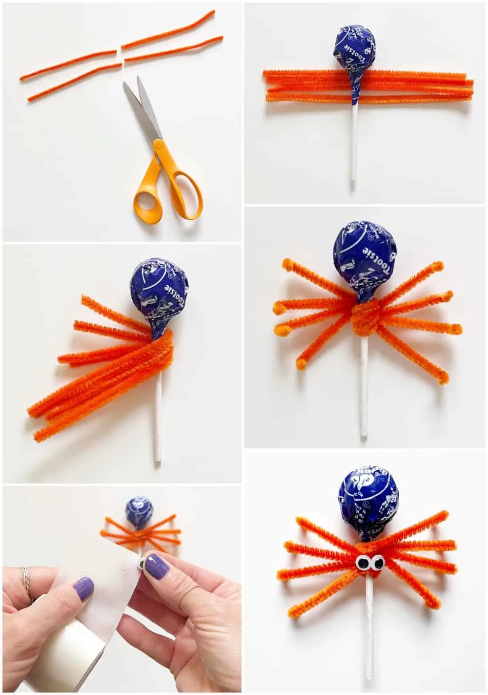 spider lollipop halloween 