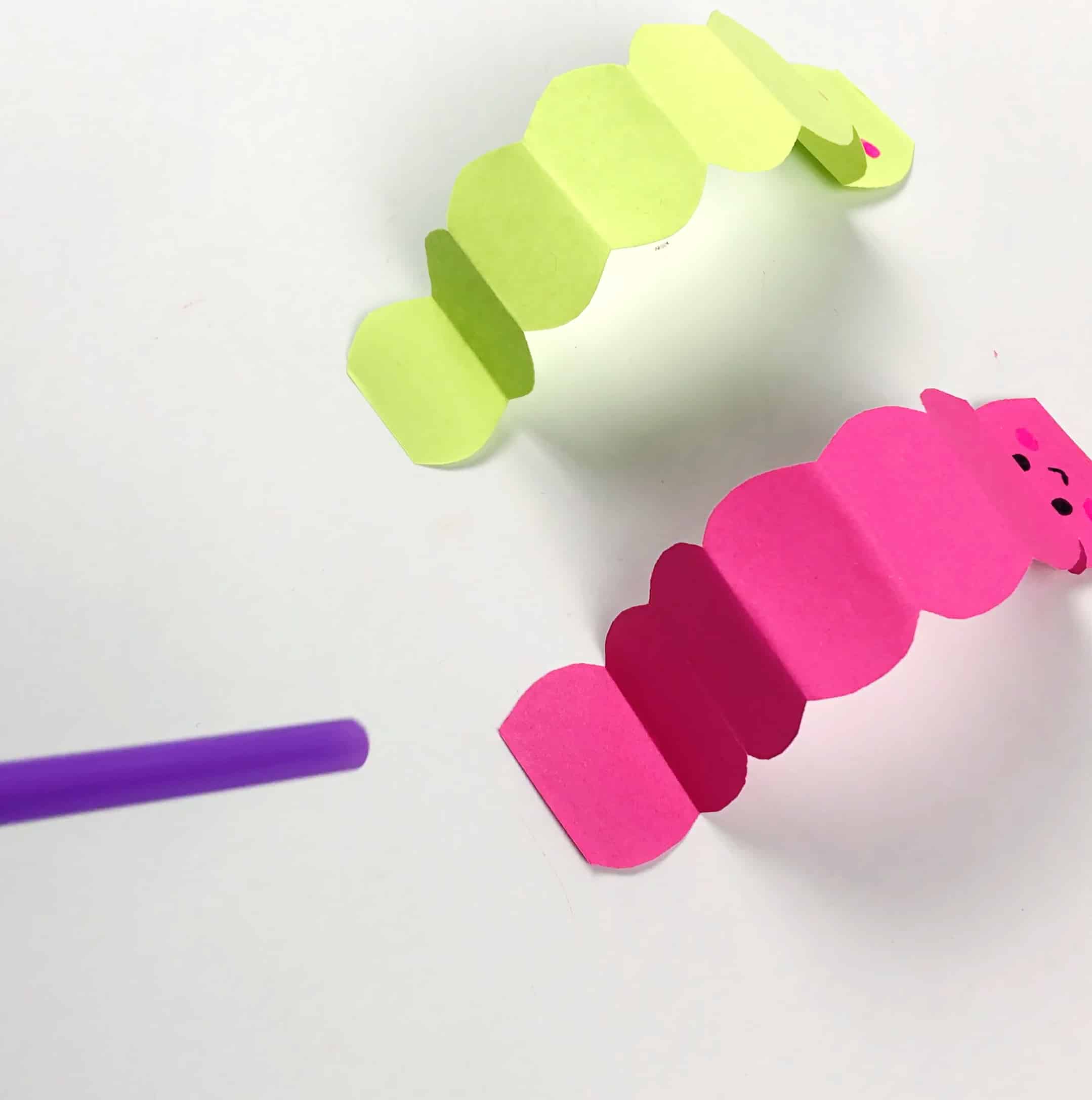 Moving Paper Caterpillar Craft