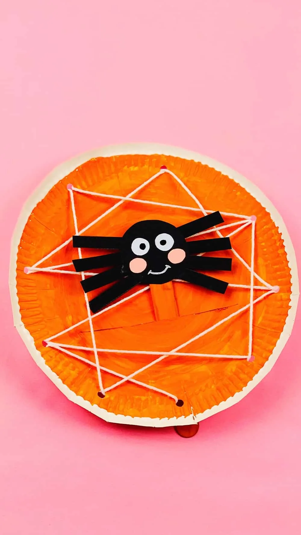 Paper Plate Spider Craft