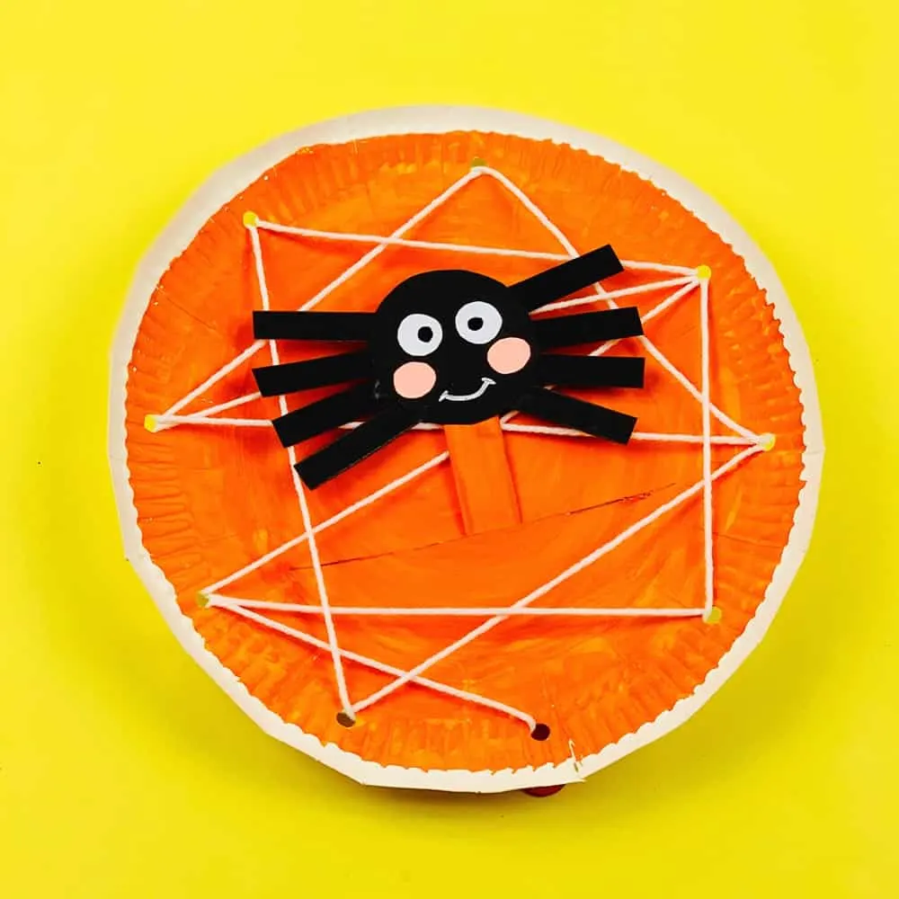 Paper Plate Spider Craft