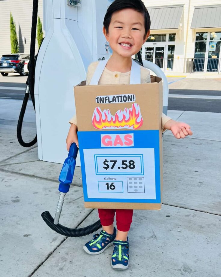 gas pump costume