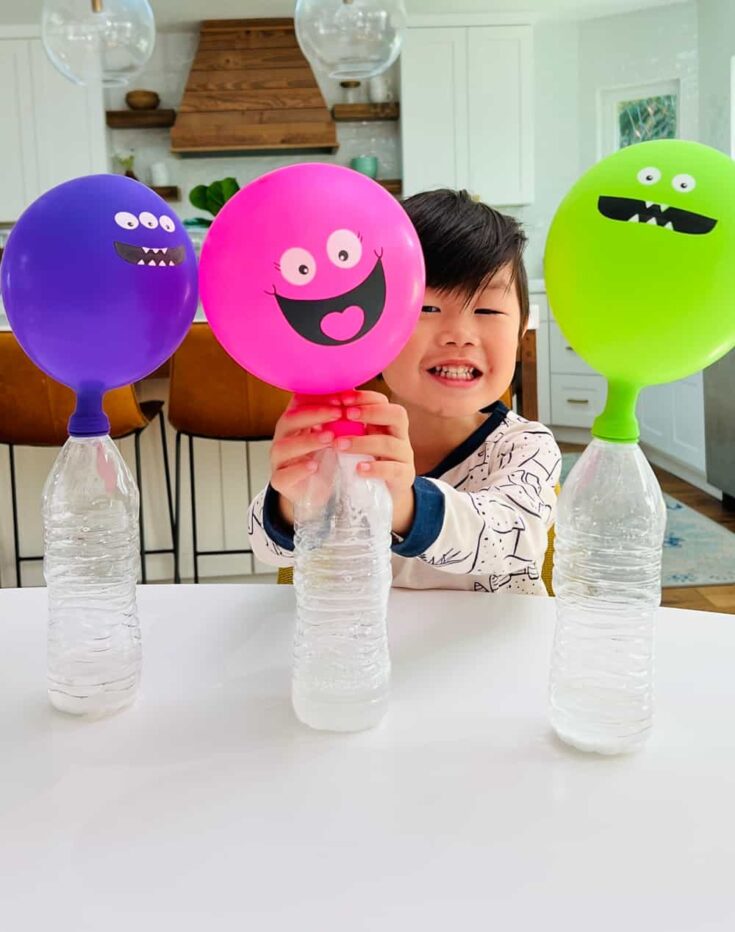 Halloween Science Monster Balloon Experiment