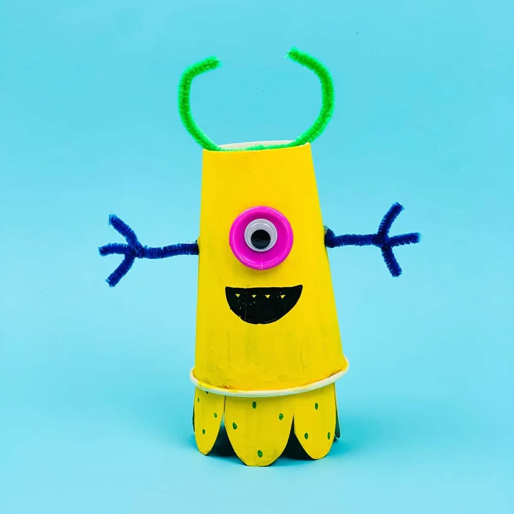 Paper Cup Monster Craft