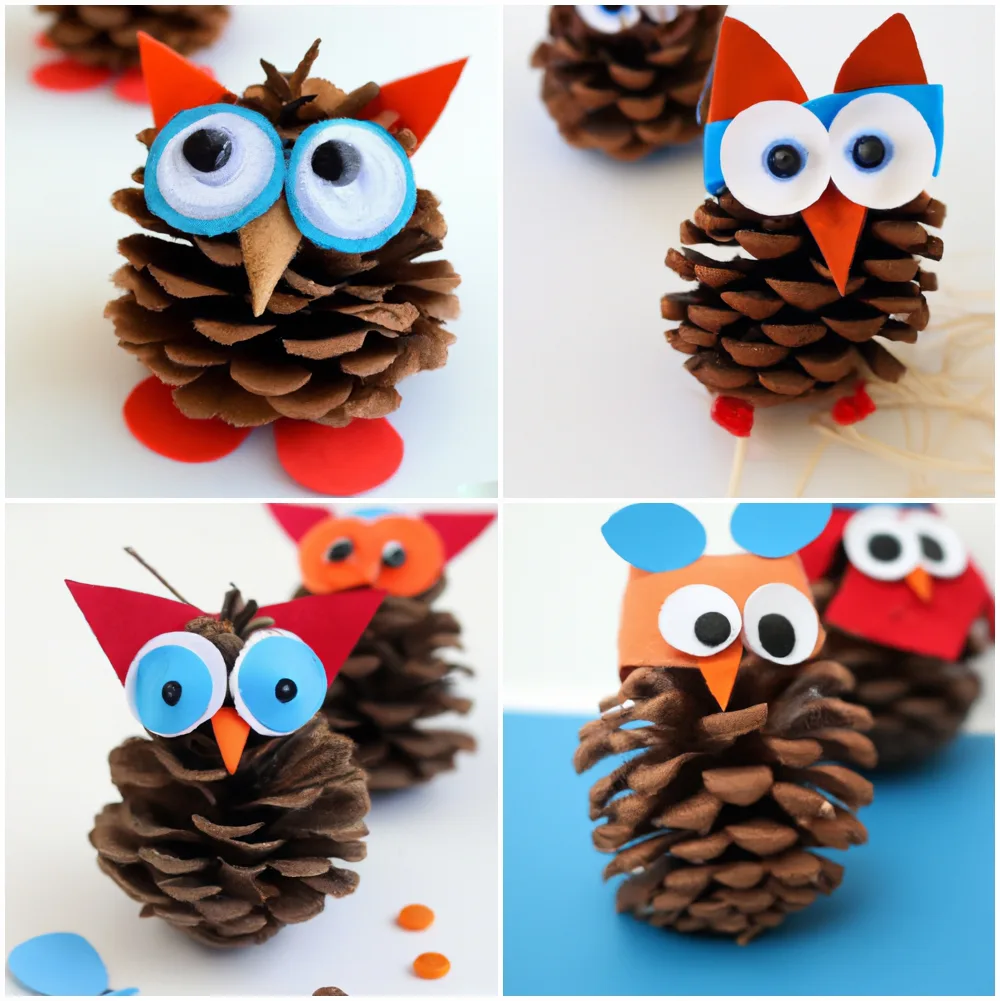 Creative Ideas for Crafting Pine Cone Owls