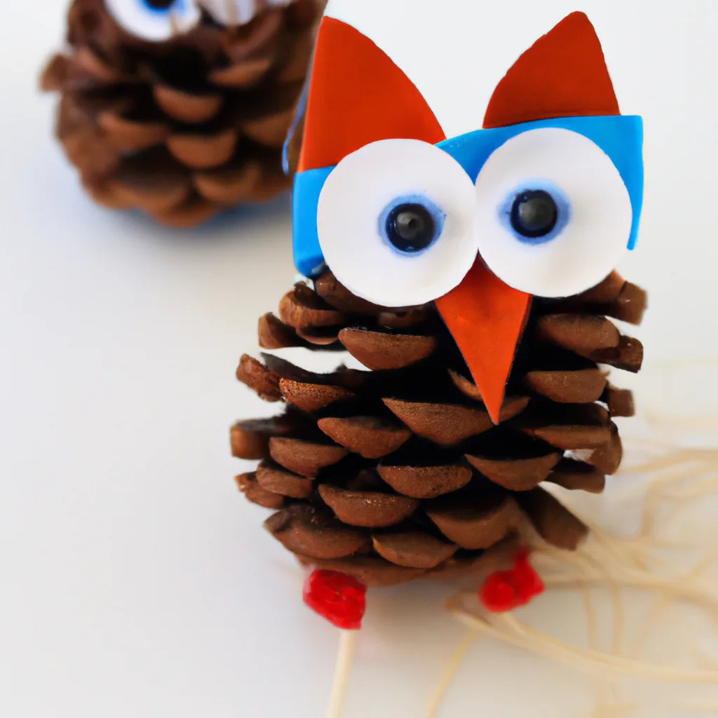 pine cone owl craft