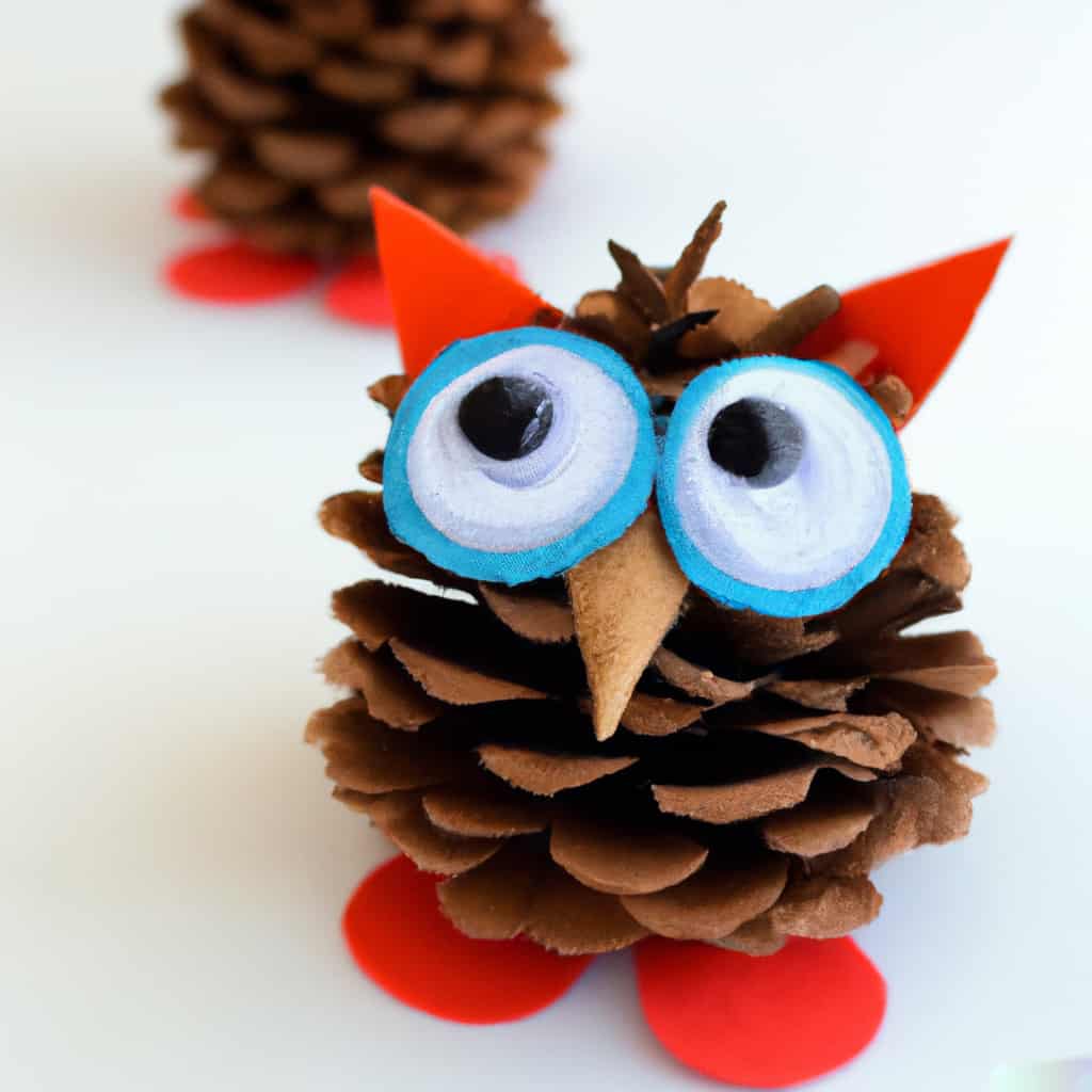 Creative Ideas for Crafting Pine Cone Owls