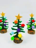 Deck the Halls with Pipe Cleaner Christmas Trees