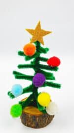Deck the Halls with Pipe Cleaner Christmas Trees