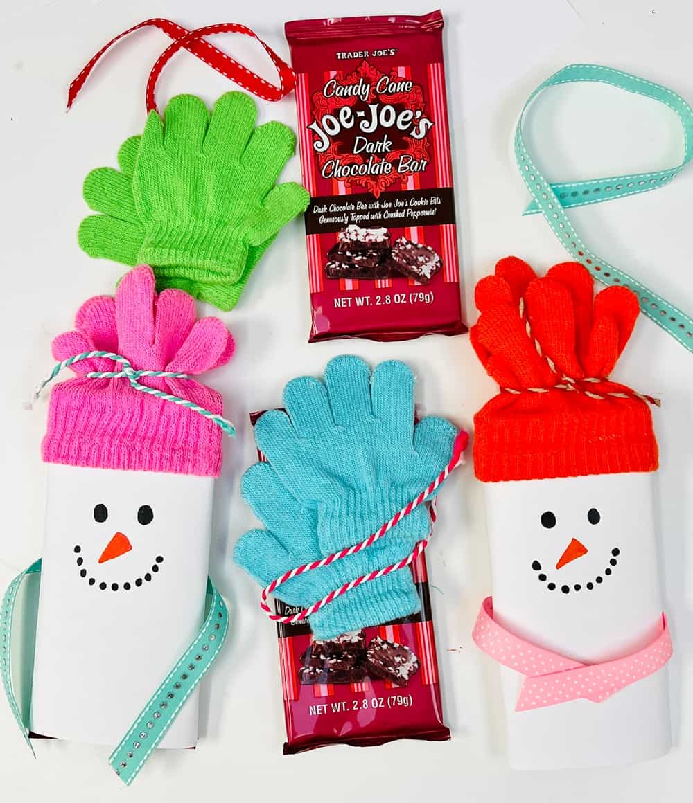 Snowman Chocolate favors