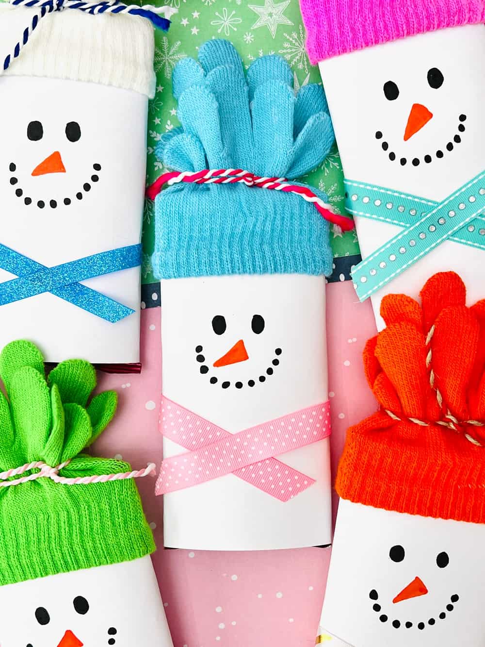 Snowman Chocolate Bar favors