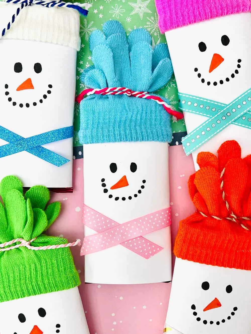 Snowman Chocolate Bar favors