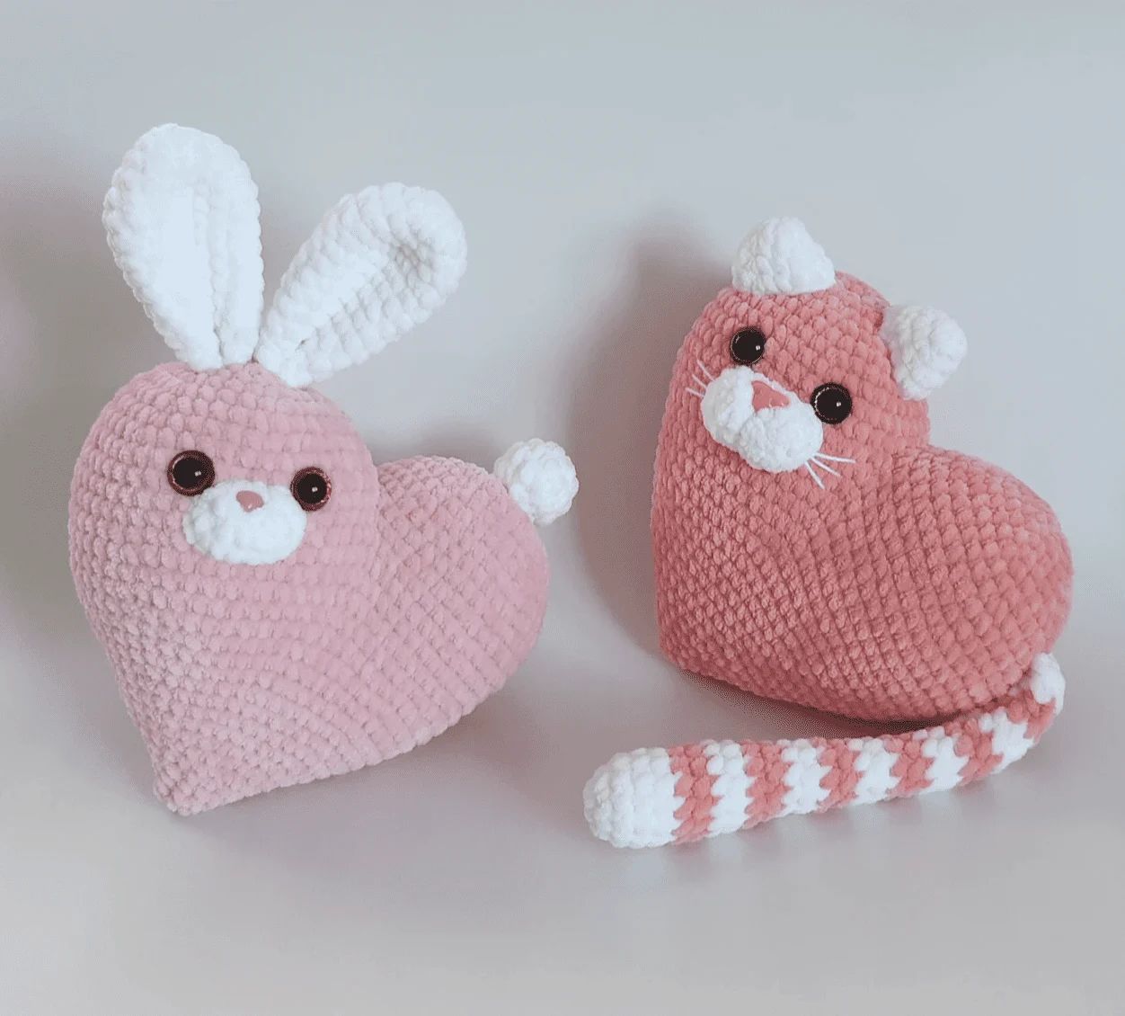 cat and bunny crochet
