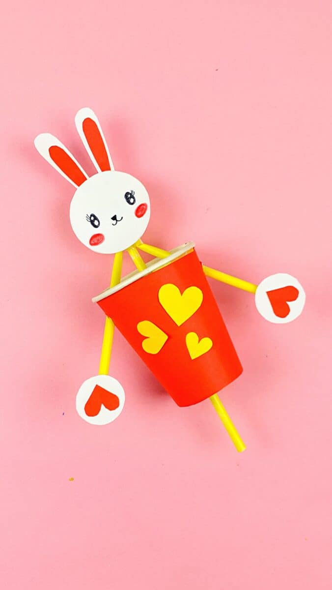 chinese new year rabbit craft printable free