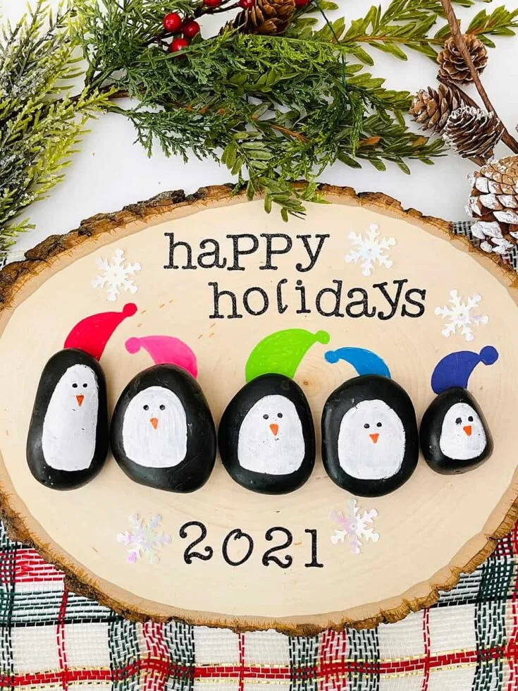 Easy DIY Penguin Rock Craft