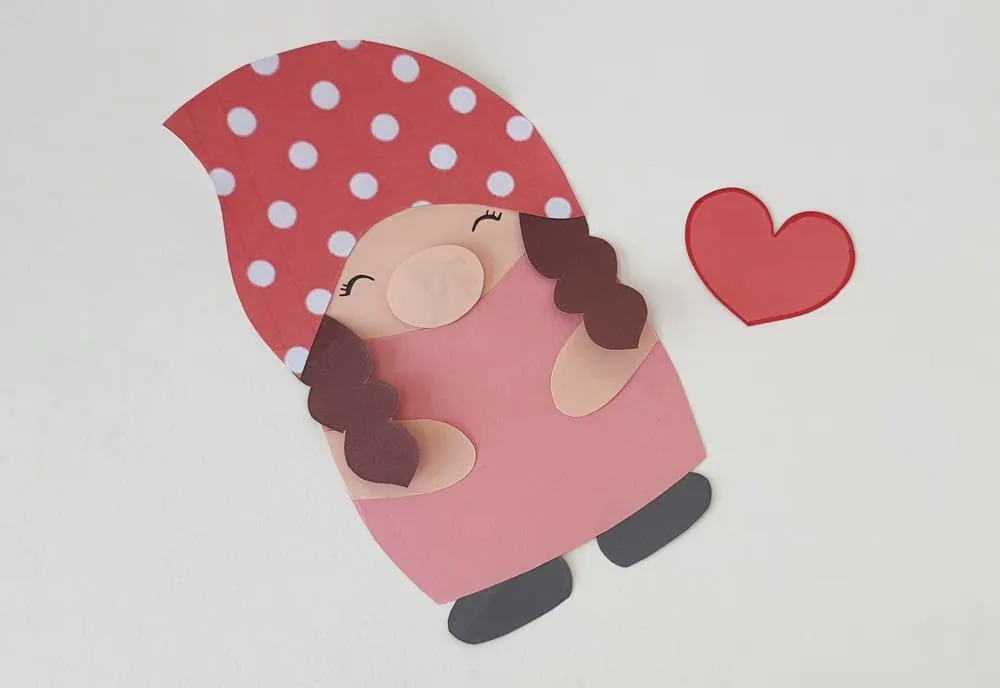 Valentine Paper Gnome