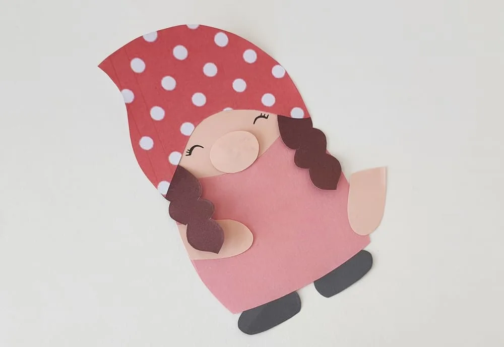 Valentine Paper Gnome