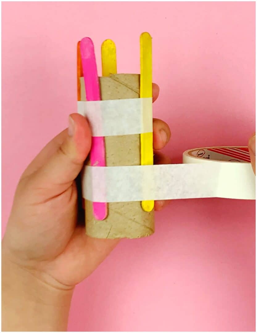 Genius Cardboard Paper Tube Knitting Craft