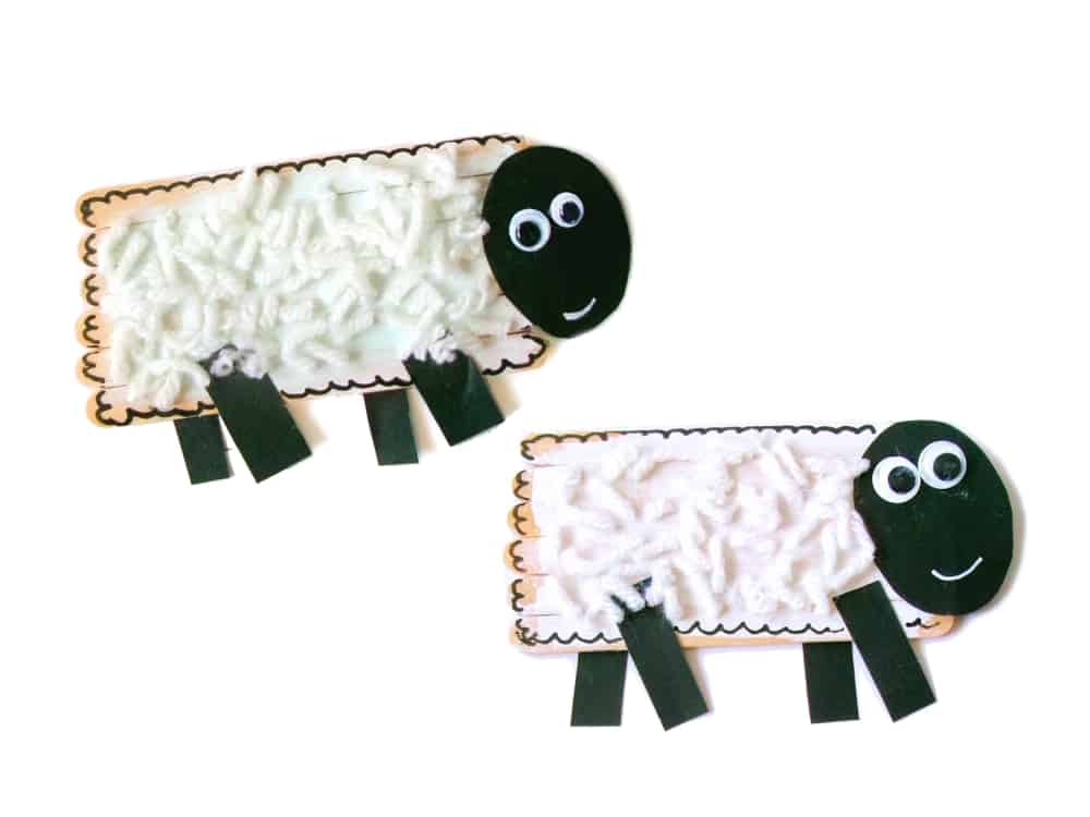 sheep Easter Popsicle Stick Crafts
