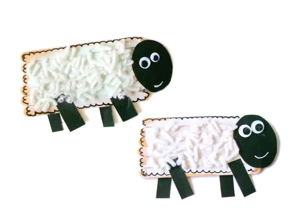 sheep Easter Popsicle Stick Crafts