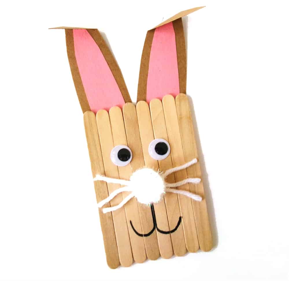 Easter Bunny Popsicle Stick Crafts