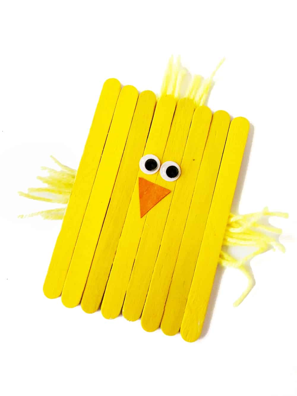 Chick Popsicle Stick Crafts easter