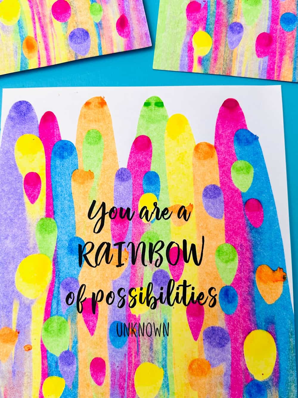 rainbow quotes printable 