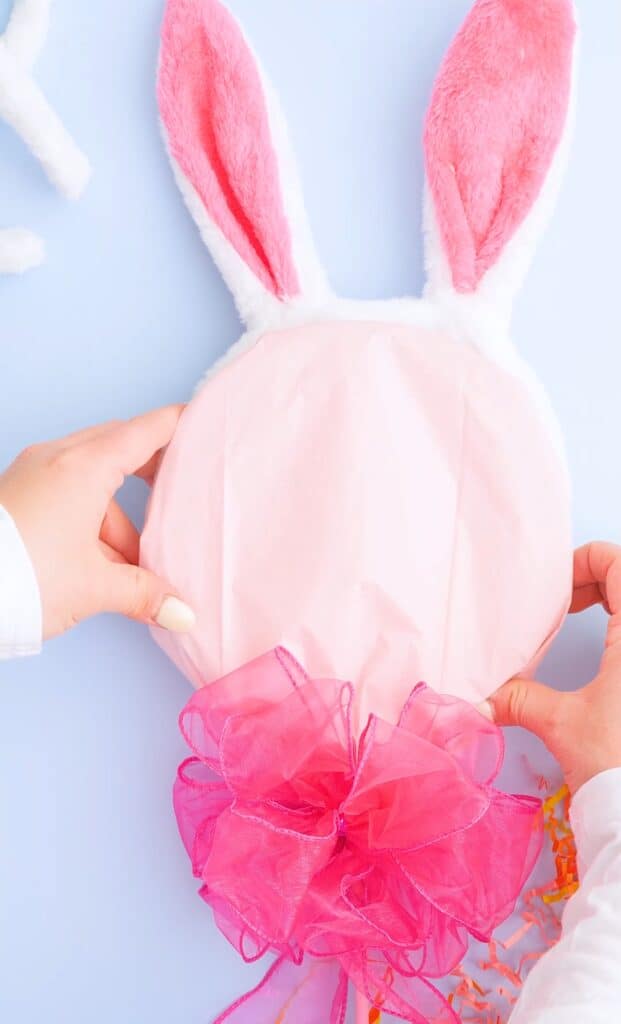 Hop into Spring with This Easy Tissue Paper Bunny Lollipop Craft One