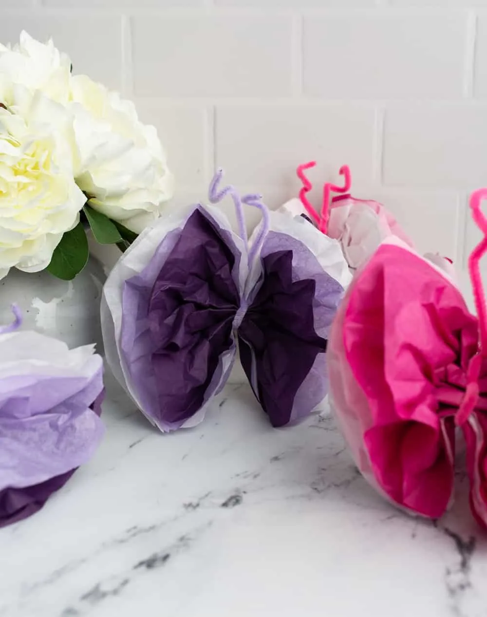 Tissue Paper Butterflies