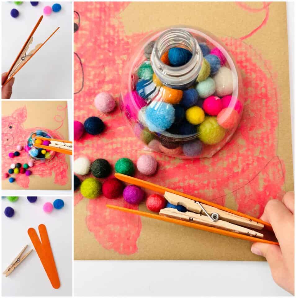 How to Make Easy DIY Craft Stick Tongs