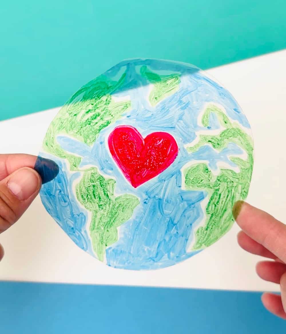 Shrinky Dink Earth Day Craft