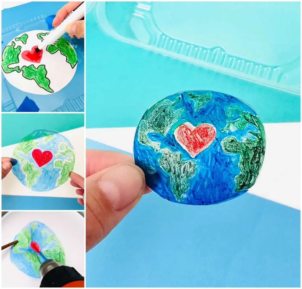 Shrinky Dink Earth Day Craft