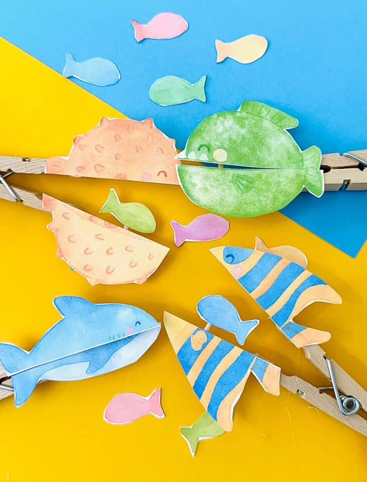 Make a Splash With This Cute Fish Clothespin Craft