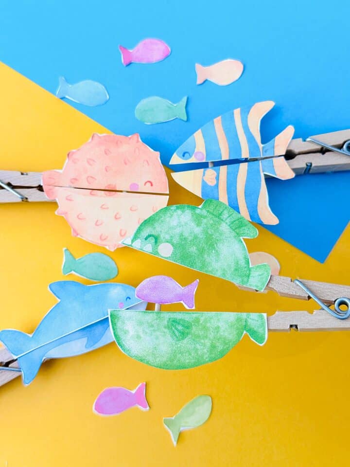 Make a Splash With This Cute Fish Clothespin Craft