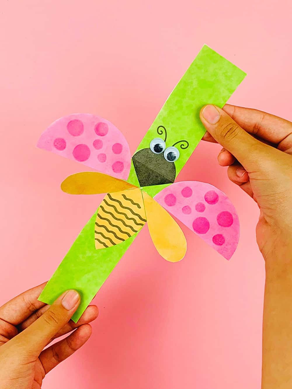 paper ladybug craft