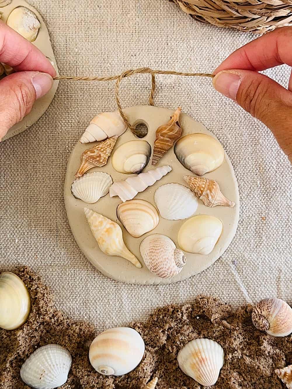 seashell ornament craft 