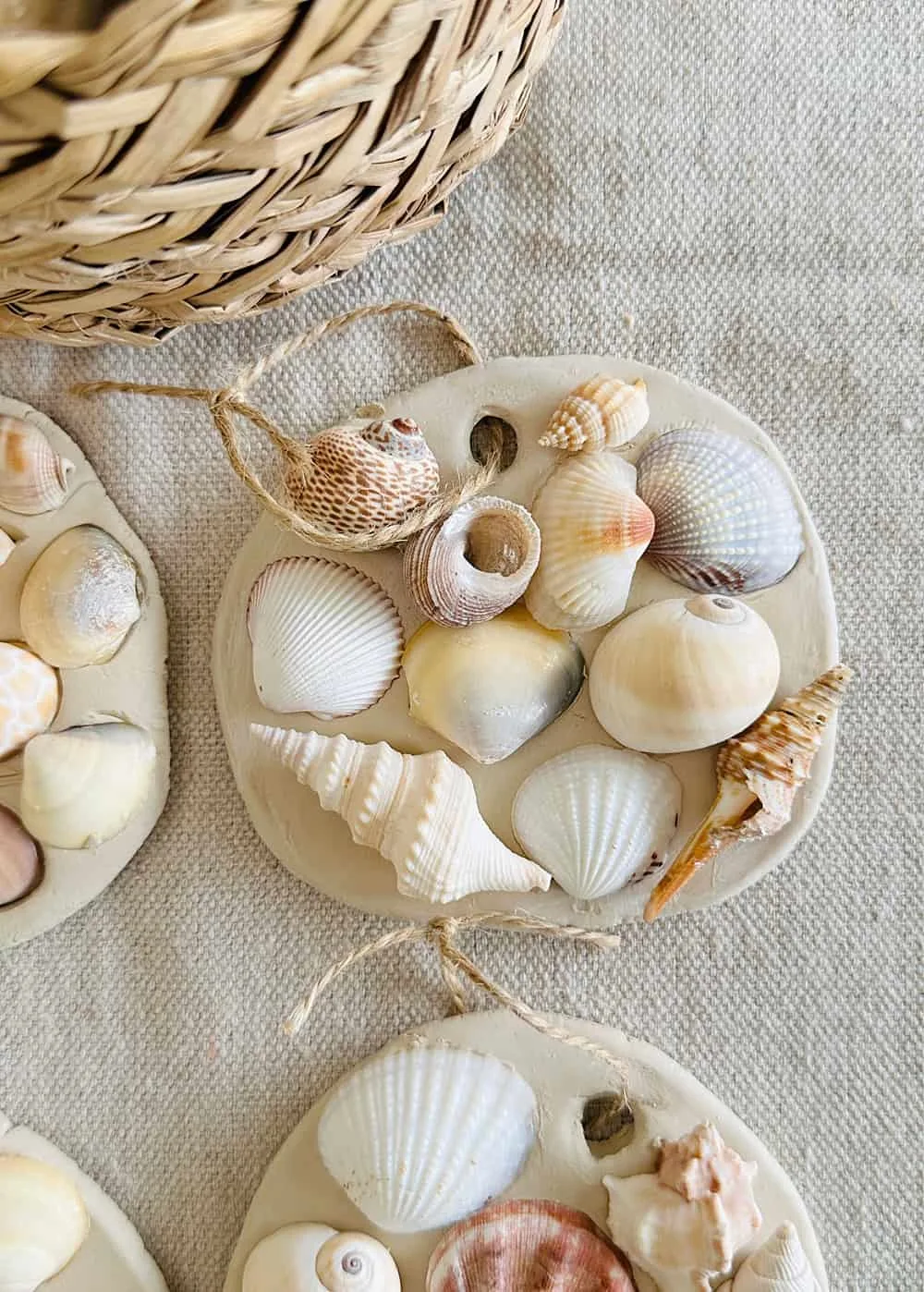 shell clay craft 