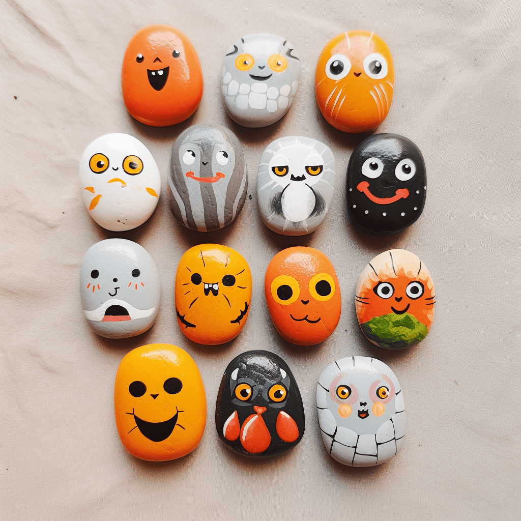 Halloween Painted Rocks