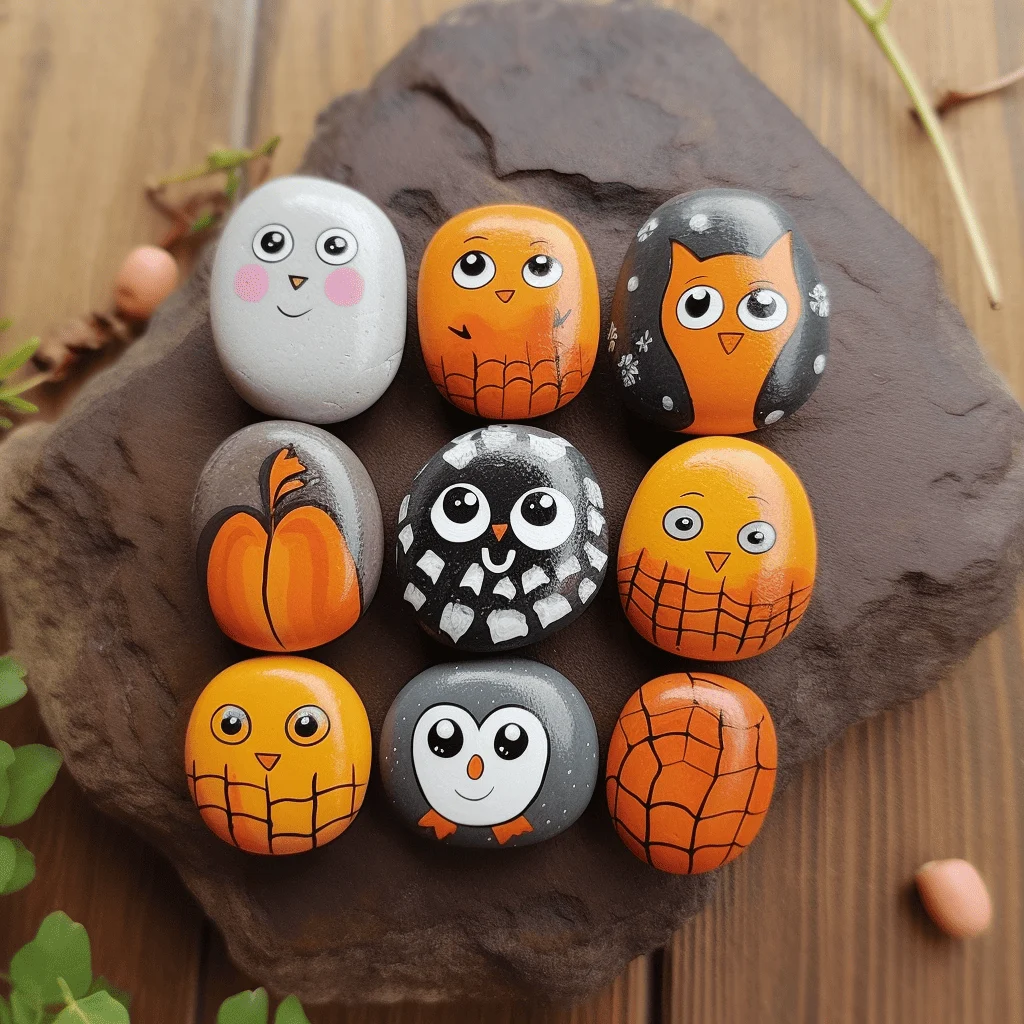 Halloween Painted Rocks