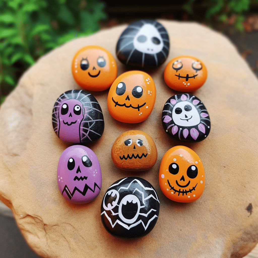 Halloween Painted Rocks