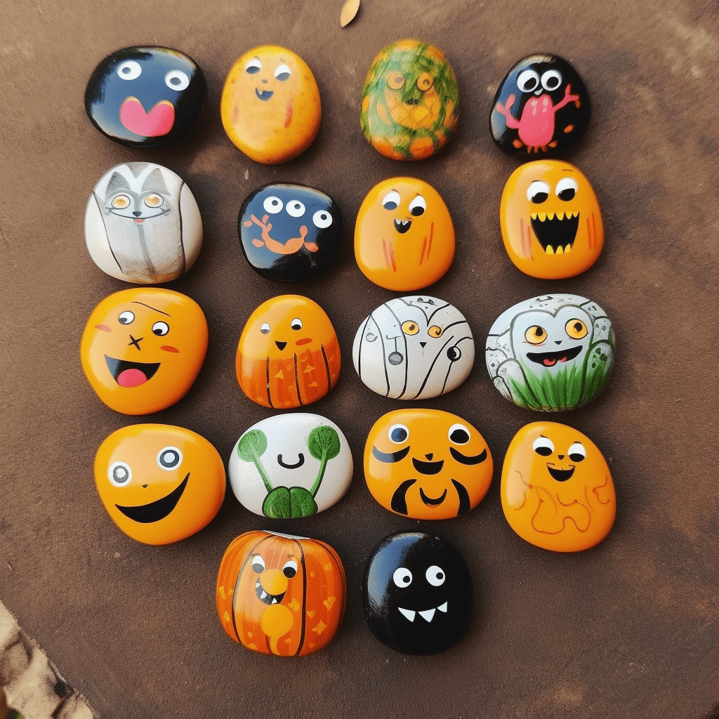 Halloween Painted Rocks