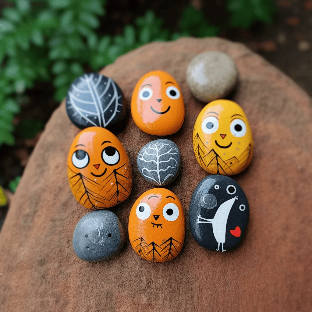 Halloween Painted Rocks