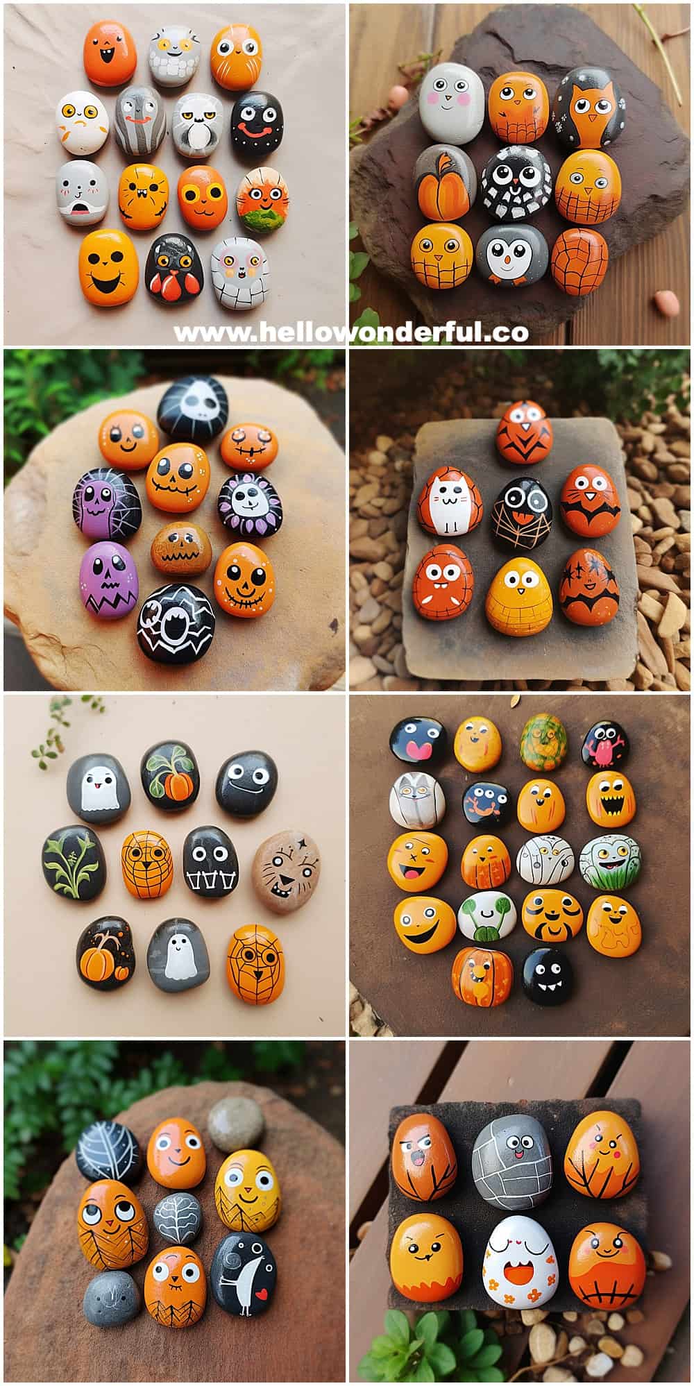 Halloween Painted Rocks