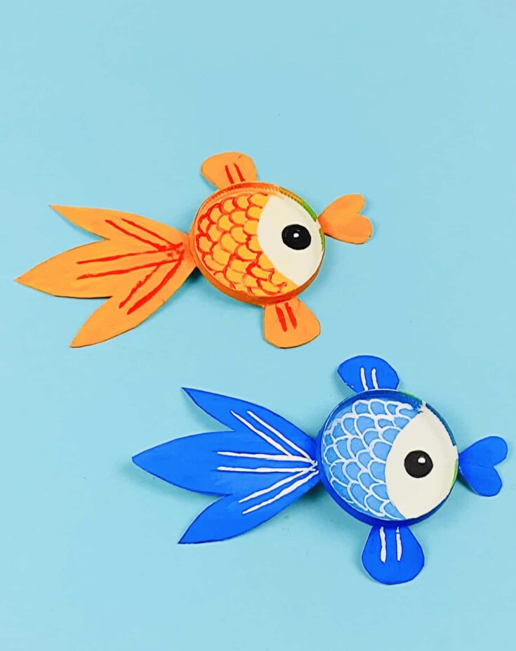 Paper Cup Fish Craft With Free Template