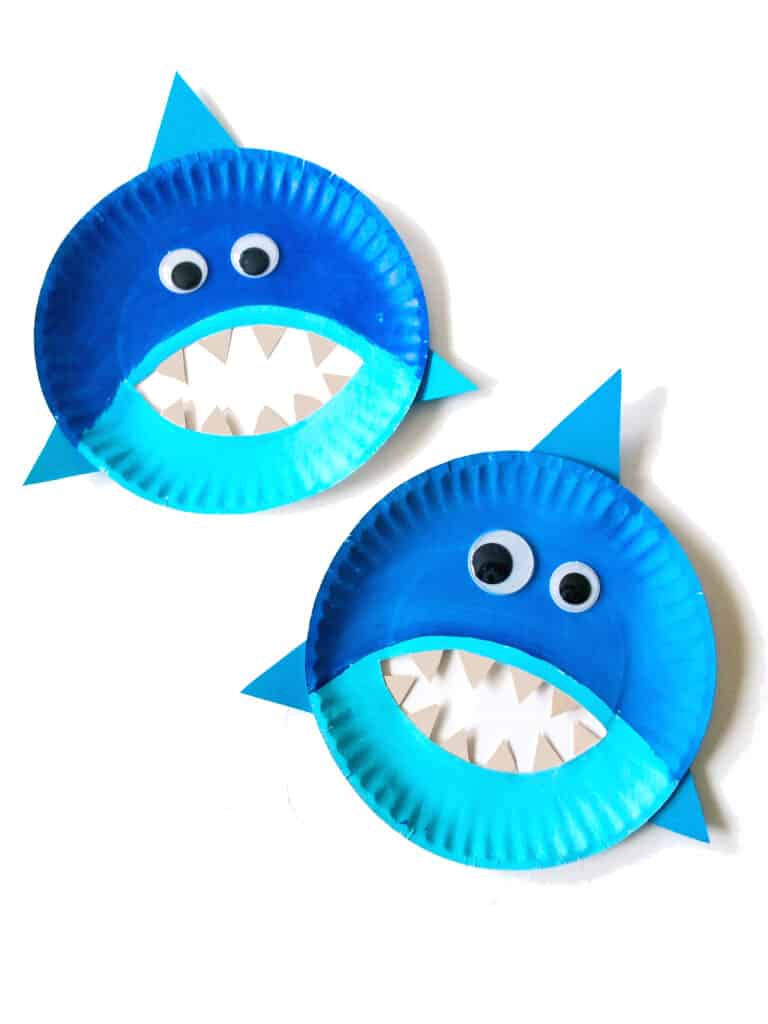 Create a Jaw-some Paper Plate Shark Craft for Kids!