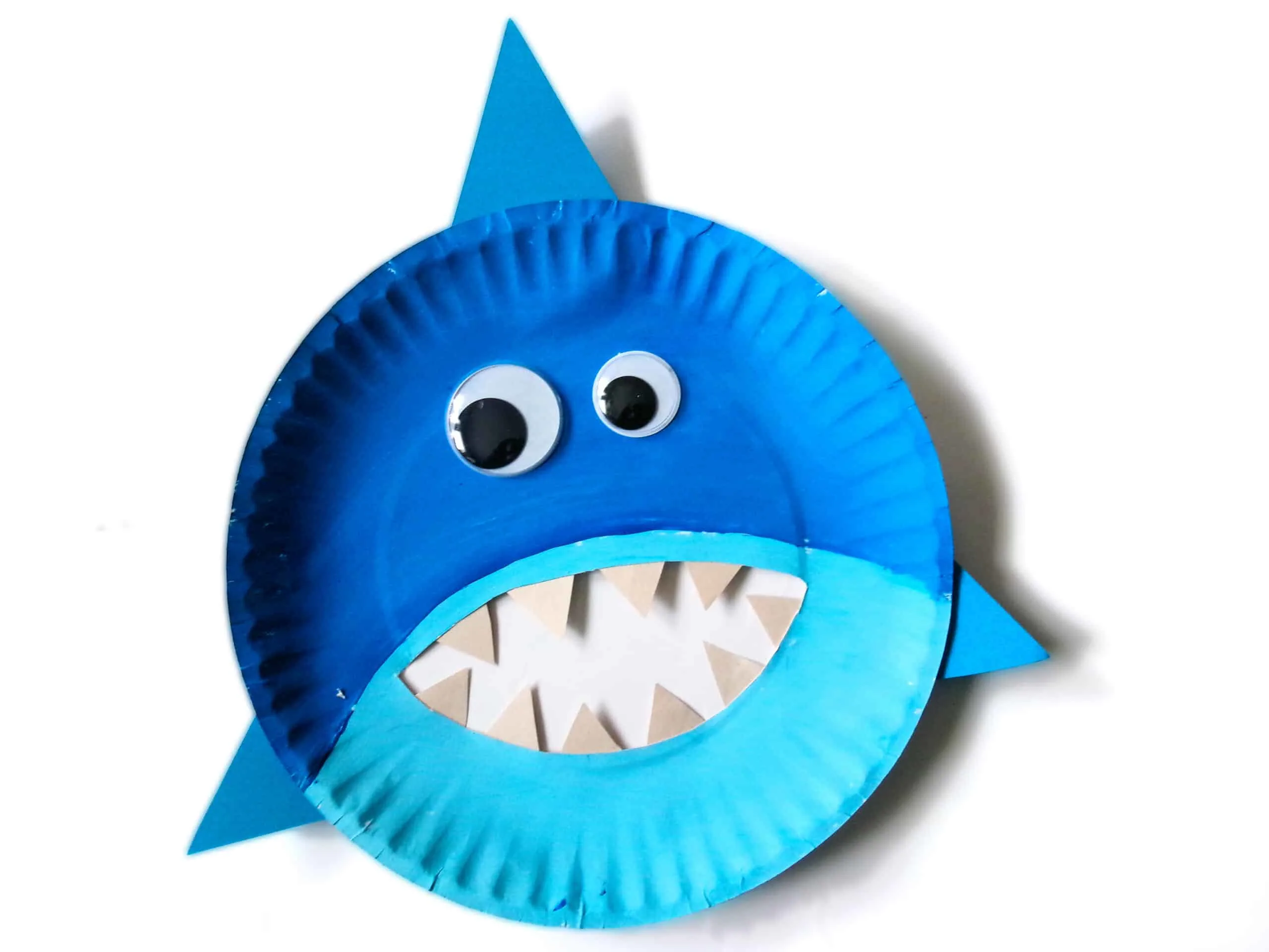  Paper Plate Shark Craft 