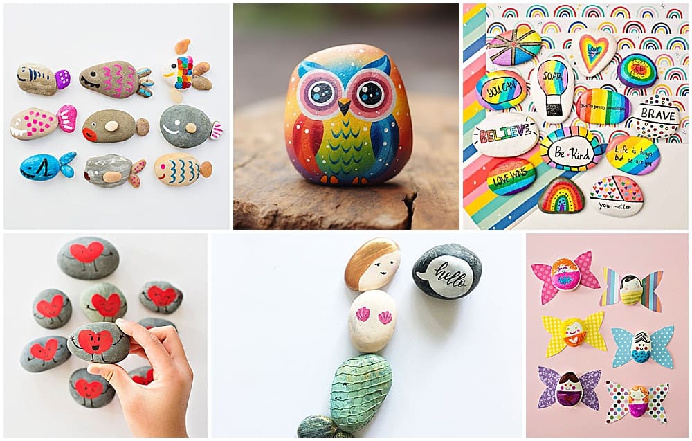 cute painted rock ideas